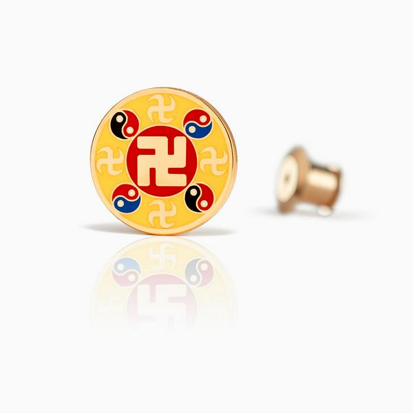 Pin - Falun Yellow