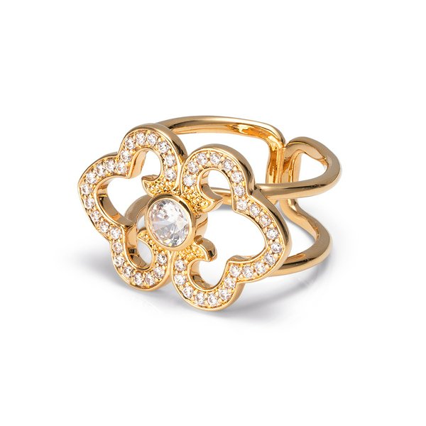 Scarf Ring - Elegant Bliss Gold