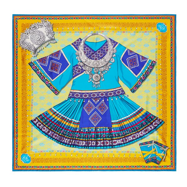 Scarf - In a Miao Village