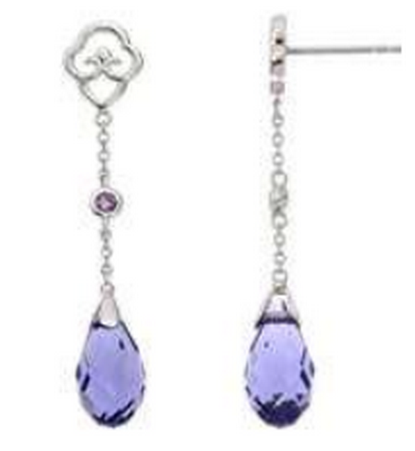 Earrings - Celestial Tassel  Amethyst